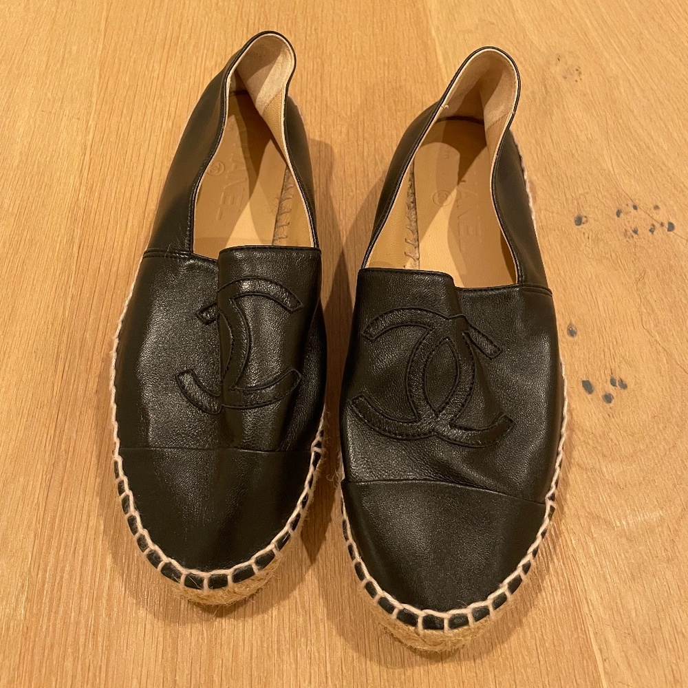 COPY - Chanel Leather Espadrilles